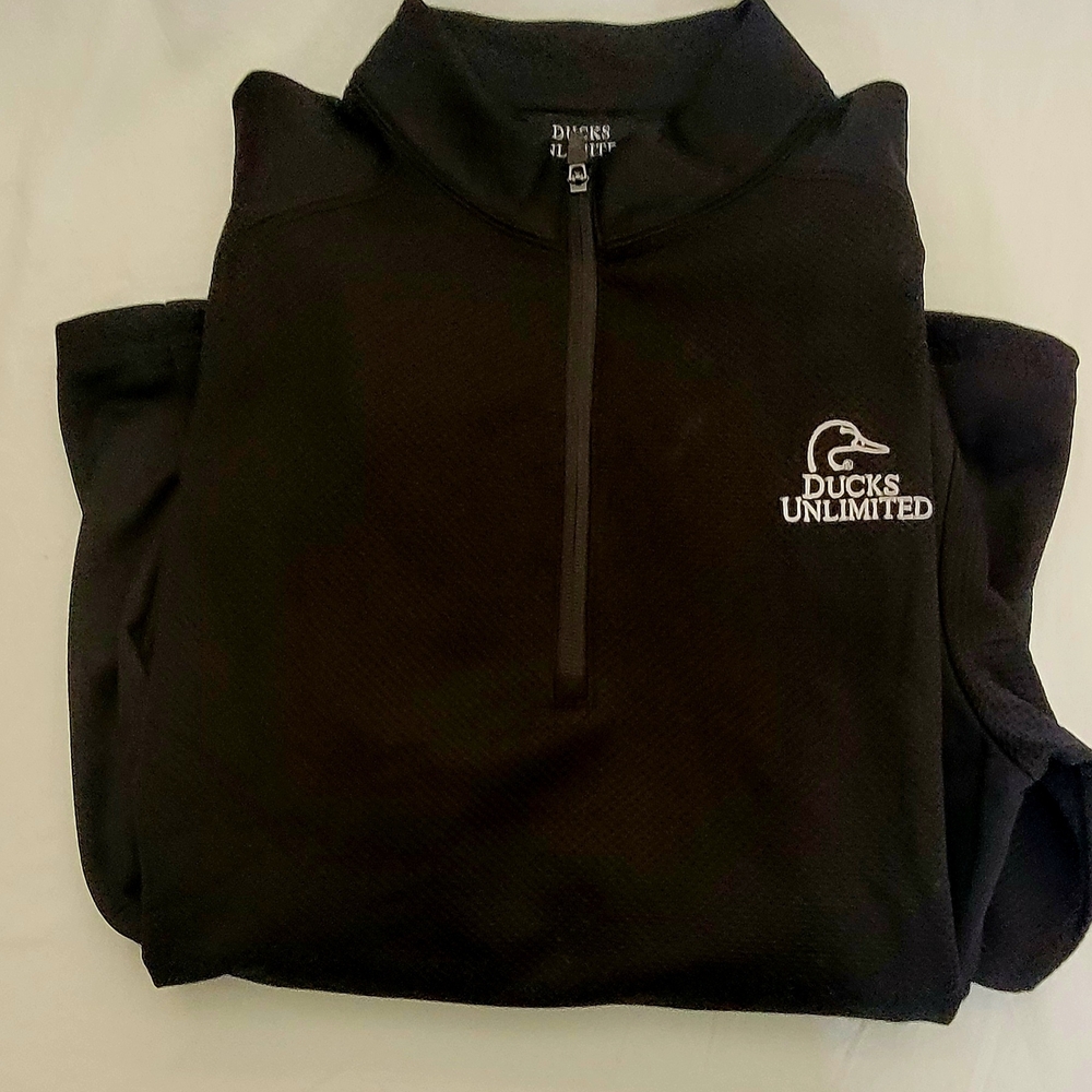 Ducks Unlimited Black Performance Jacket - XL New No Tags